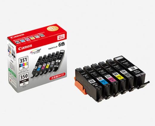 貨物輸送無料(沖縄、離島を除く) キヤノン BCI-351XL+350XL/6MP 【インキ】