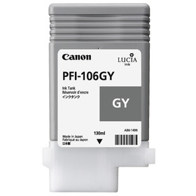 貨物輸送無料(沖縄、離島を除く) キヤノン PFI-106 GY [薄墨色] 【インキ】