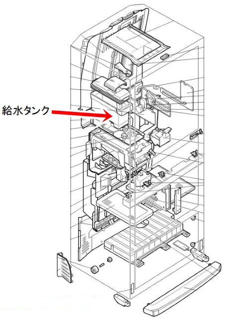 楽天市場】三菱 M20TW8050 冷蔵庫【MR-E47S、MR-E52S、MR-E57S、MR-E62S、MR-EX57S、MR-EX62S】用冷蔵室ドア用回転仕切板※画像矢印部分です  : い-ぐる 楽天市場店