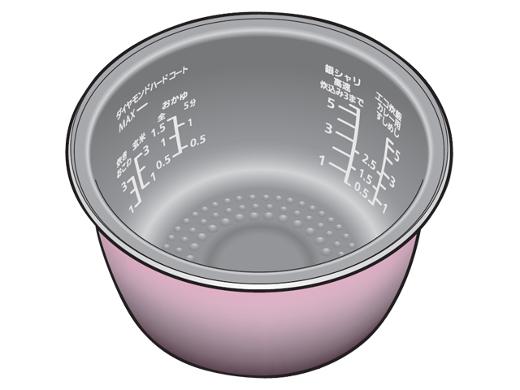 炊飯器用内釜 ARE50-L461 新品です！ Panasonic（パナソニック） 公式店 可変圧力IHジャー炊飯器 内釜 ARE50