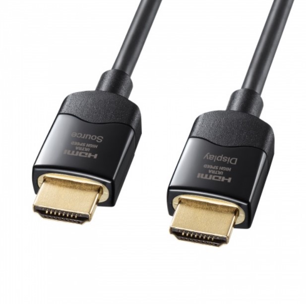 【完全無欠品・新品】SANWASUPPLY KM-固定ディスク20-UFB100 光ファイバウルトラハイスピードHDMI有線テレビ(10m)