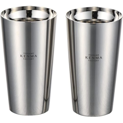 日本製 燕研磨ファクトリーステン二重構造タンブラー 2個組 320ml ME-7355 ステン二重構造タンブラー 和平フレイズ