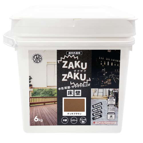 ZAKUZAKU 6kg デッキブラウン デッキブラウン 6kg ニッペ