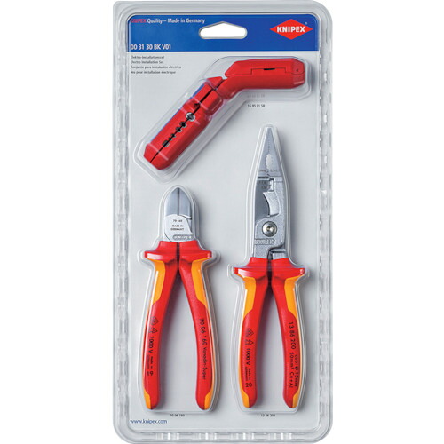 電線作業工具セット 003130BKV01 KNIPEX