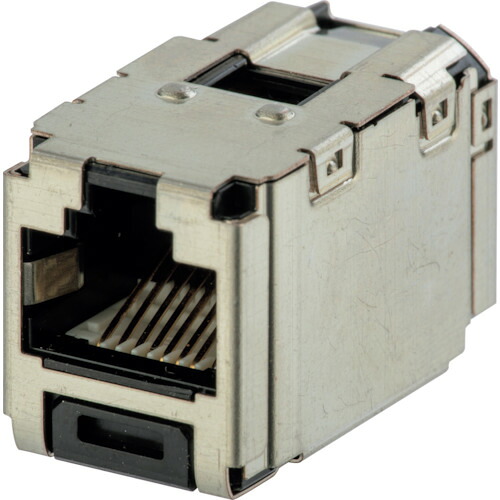 カテゴリ6A シールド付きRJ45JJ中継アダプター CCS6X88BL パンドウイット