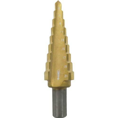 ステージドリル Ｔｉｎコーティング ５段 軸径１０ｍｍ ４－１２ LB412AG エビ
