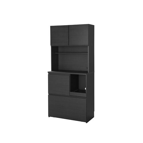 キッチンキャビネット KCB-790 ブラック アイリスオーヤマ