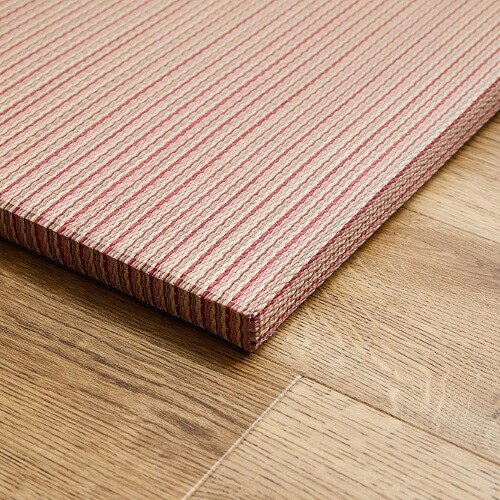 カラーの選べる軽量置き畳 綾川 同色6枚組 レッド 82x82x2.5cm 6枚セット HAGIHARA