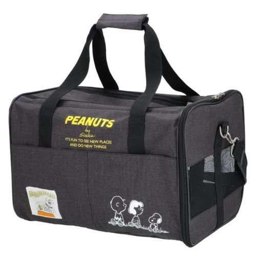 ＳＮタンクキャリー ブラック Ｍ ＰＥＡＮＵＴＳ 犬 バスケット キャリー