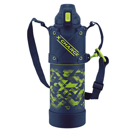 ステンレスクールボトル SD-HB15-AG ライムブルー 1.5L 象印 象印 ステンレスマグ 節約 保冷 保温 お手入れラクラク 大容量