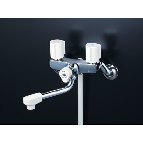 一時止水付2ハンドルシャワー KF100G3N KVK 水栓 水道用品 浴室用品 住宅設備 シャワーホース シャワーヘッド