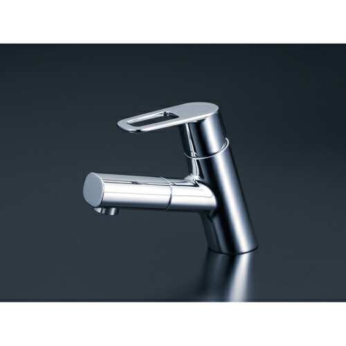 洗面用シングルレバー式混合栓(eレバー)(撥水) FSL150DETHS KVK 水栓 混合栓 水道用品 住宅設備 キッチン シングルレバー