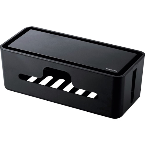 多機能ケーブル収納ボックス スタンド付 小 ブラック EKCBOX003BK エレコム OA用品 OAタップ