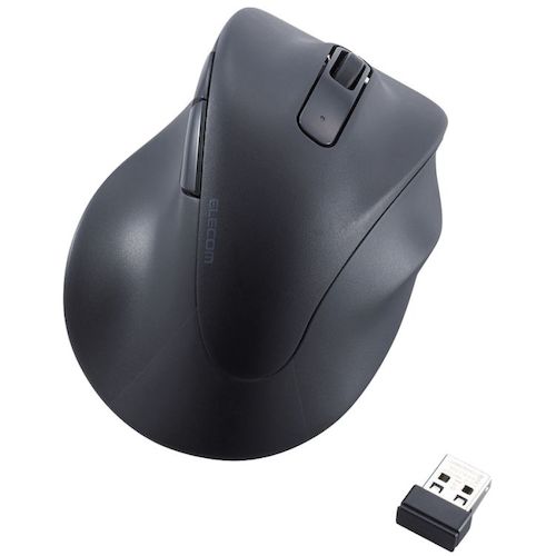マウス EX-G 右手専用 M 無線2.4GHz 5ボタン 抗菌 静音 MXGM30DBSKBK エレコム OA用品 マウス