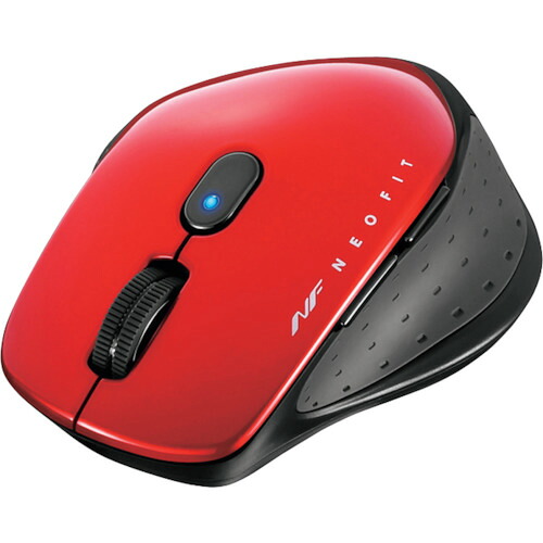 無線 BlueLED 5ボタン NEOFITマウス M レッド BSMBW510MRD バッファロー OA用品 マウス