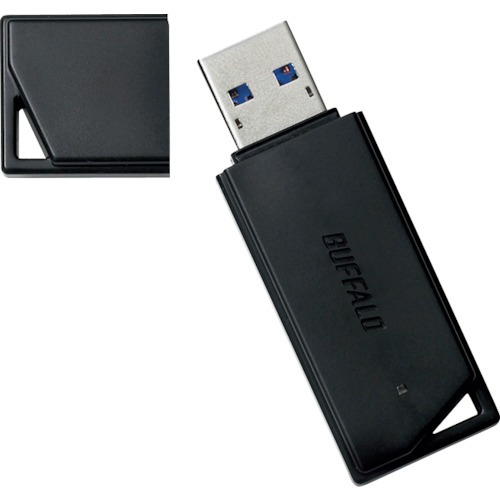 USB3.1(Gen1)/USB3.0対応 USBメモリー バリューモデル 128GB 黒 RUF3K128GBBK バッファロー OA用品 メモリ