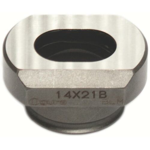 電動油圧パンチャー用替刃長穴ダイス14X21mm 5332230 オグラ 油圧工具 電動式パンチャー
