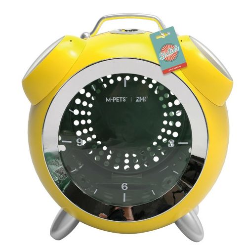 クロックペットキャリー イエロー M‐PETS 犬 バスケット キャリー