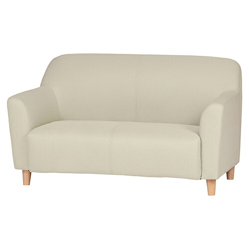 コンパクトソファ ファブリック ズーム3 365129 アイボリー 関家具 ソファー sofa 布 生地 アイボリー ホワイト 白 一人暮らし ひとり ワンルーム