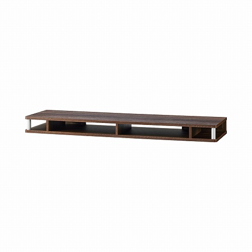 ちょい足しラック125 AS-125CT-DB ASAHIWOOD テレビ台 ちょい足し ちょい足しラック モニタースタンド V 20 24 26 32 49 50 55 ブラウン 茶