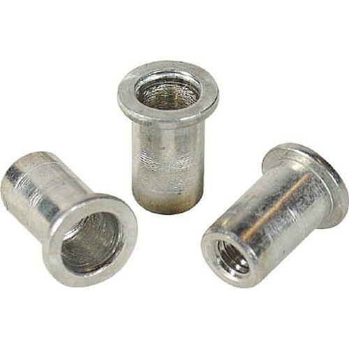 ナット（1000本入） Dタイプ アルミニウム NAD6M 全長:16.1mm エビ