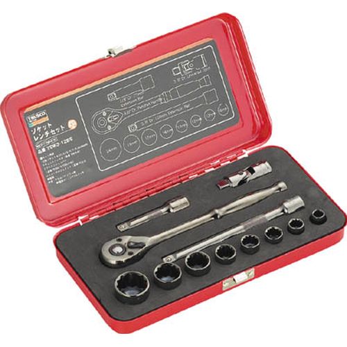 ソケットレンチセット 差込角9.5mm 12S TSW312BS TRUSCO