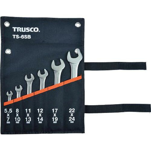 両口スパナセット(6本組 ) TS6SC TRUSCO