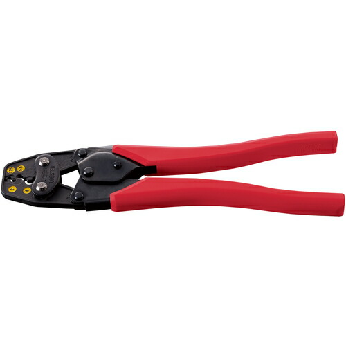 裸圧着端子用圧着工具 使用範囲１．２５・２・５．５・８ AK15A エビ