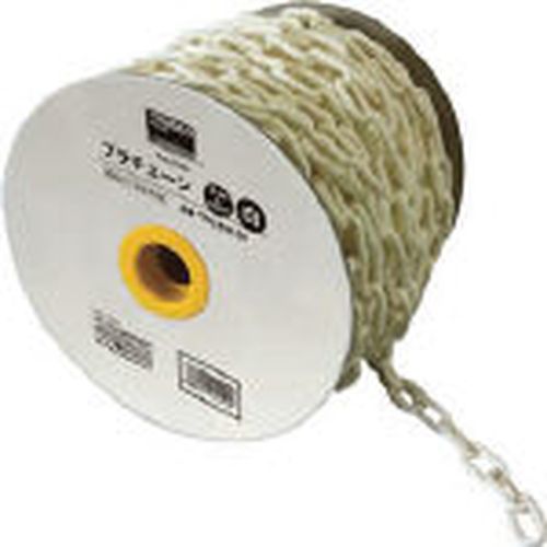 プラチェーン ６ＭＭＸ５０Ｍ 白 TPC6W50 白 ＴＲＵＳＣＯ