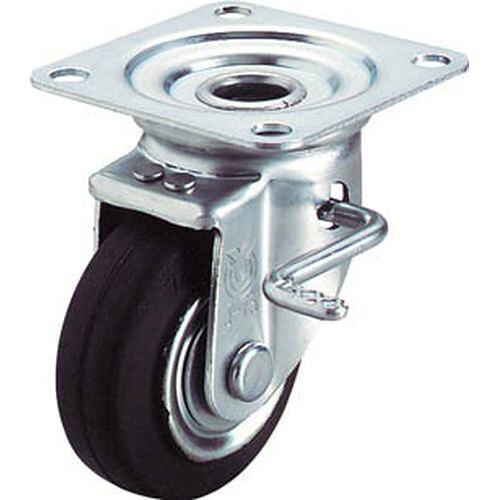 産業用キャスターダブルS付自在車 WJB130Y_8076 自在WS右/車輪径130mm ユーエイ