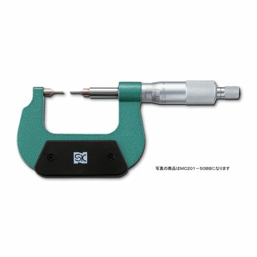直進式ブレードマイクロメータ MC201-25BB 測定0-25mm/BBタイプ SK