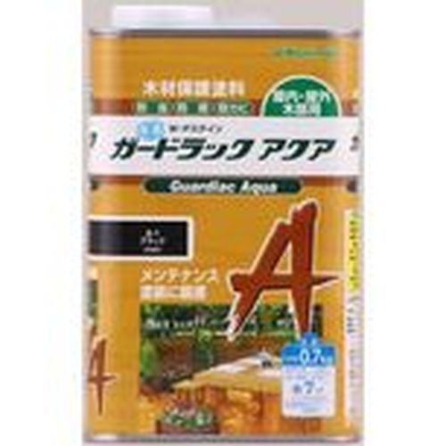 ガードラック アクア 水性 0.6kg ブラック 和信ペイント