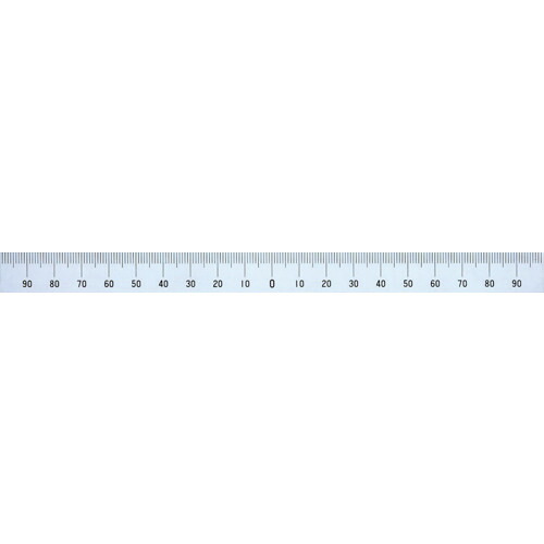 セッティングメジャー マシンスケール２００ｍｍ 上段左右振分目盛 穴無 14142 全長:200mm シンワ