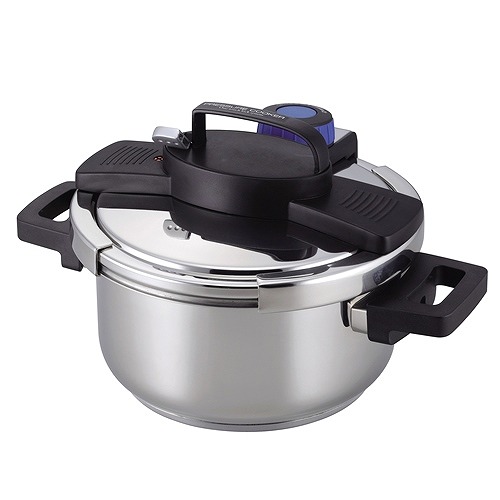 ３層底ワンタッチレバー圧力鍋 ４．０Ｌ H-5388 4.5L パール金属（株）