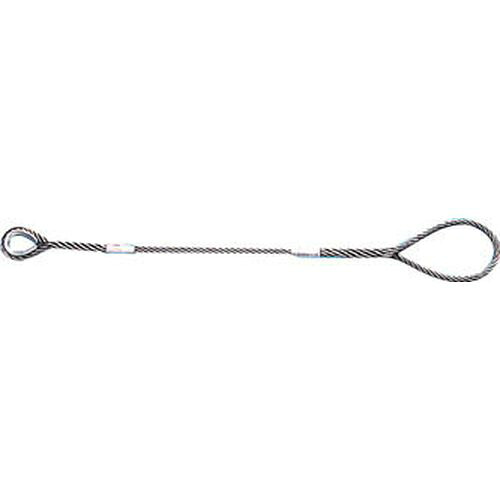 Wスリング Bタイプ 片端シンブル 12mm GRB12S3.5 12mmx3.5m ＴＲＵＳＣＯ