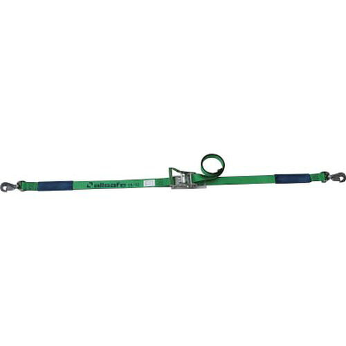 ラッシングベルト ラチェット式回転スナップフック重荷重 R5SSH17 allsafe