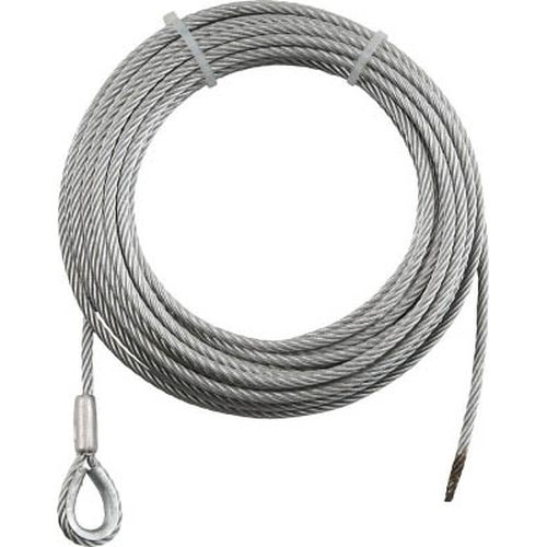 手動ウインチ用ＳＵＳワイヤーΦ５×１０Ｍ用（シンブル入りロック） SUSWWS510 Φ５×１０Ｍ用 ＴＲＵＳＣＯ