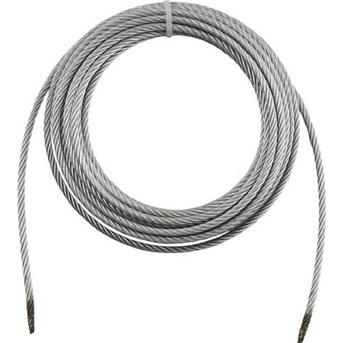 手動ウインチ用ワイヤーΦ９×１０Ｍ用（切りっ放し） WW910 Φ９×１０Ｍ用 ＴＲＵＳＣＯ