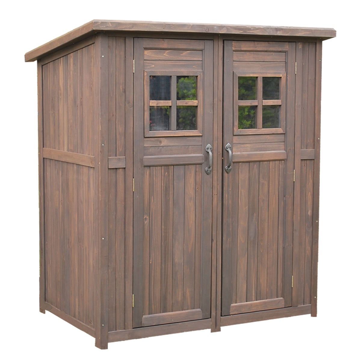 カントリー小屋 大 DNS-0177DBR ダークブラウン ダークブラウン 高さ177cm 住まいスタイル