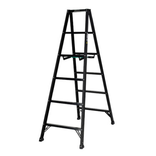 【法人限定】アルミ軽量脚立6尺 BS180FX ブラック 1703×630×1154mm ALINCO アルインコ アルミ 軽量 脚立 おしゃれ