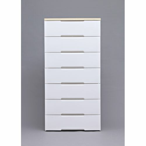 楽天市場】ウッドトップチェスト HG-724 ホワイト/ペアー 4段 幅73cm