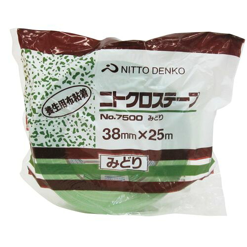 ニトクロステープ No.7500 30巻入 No.7500 緑 ニトムズ