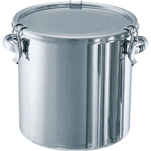 ステンレスタンク テーパー付キャッチクリップ式密閉タンク(フタ付) TPCTH24_5038 容量:10L 日東