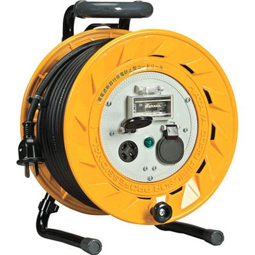三相200V型ブレーカーリール 30m アース付 20A BR302M 太さ:2.0mm2/長さ:30m ハタヤ