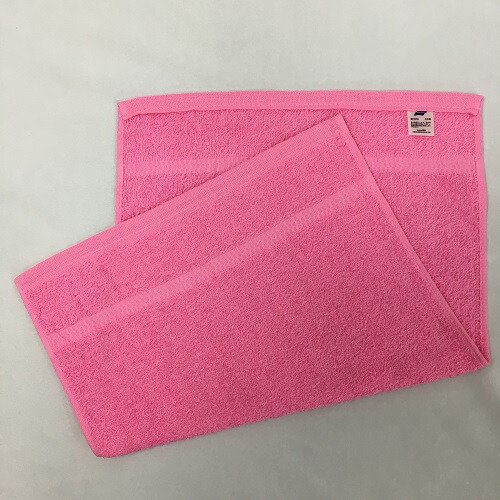 【日本製】業務用カラーおしぼりタオル 120枚 ピンク 120枚入り 東進
