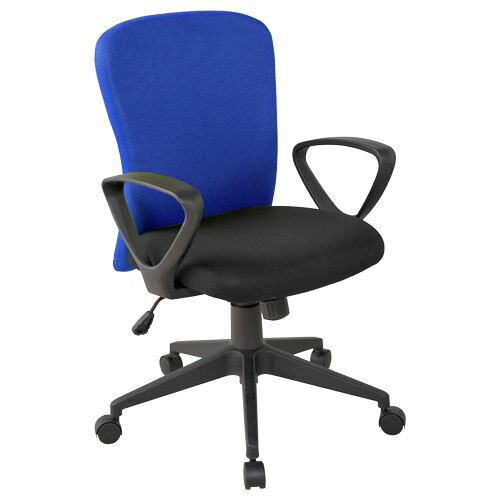 【法人限定】 シャトルチェア(肘付) SC-001-A-BL ブルー カグクロ 10,534円