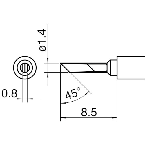 こて先/KN型 T30-KN 白光