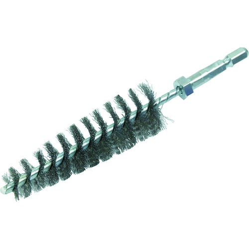 六角軸テーパーネジリブラシ ステンレス線 0.2Φ 14Φ～24Φ穴用 6TNB-1424-SUS ステンレス 14Φ～24Φ穴用 TRUSCO