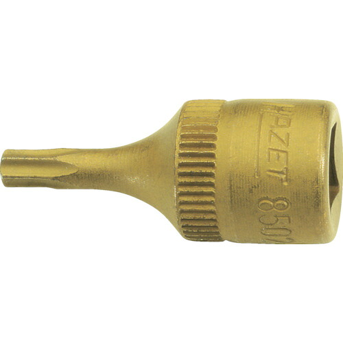 ＴＯＲＸビットソケット（差込角６．３５ｍｍ・チタンコーティング） 8502T9 呼びNo.T9 ＨＡＺＥＴ