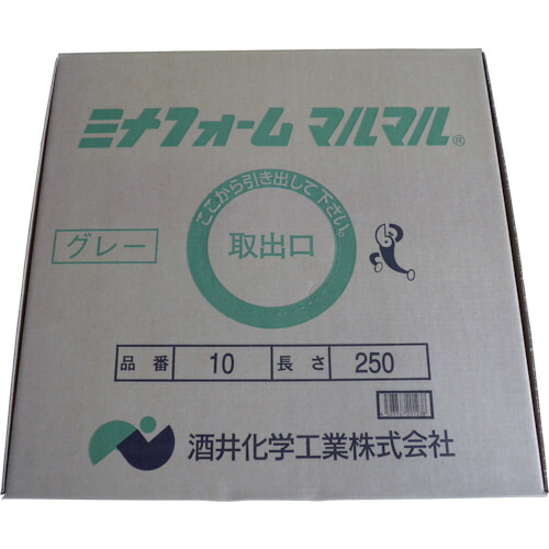弾性シーラントバックアップ材 ミナフォームマルマル #10 10φ×250m MM10G ミナ